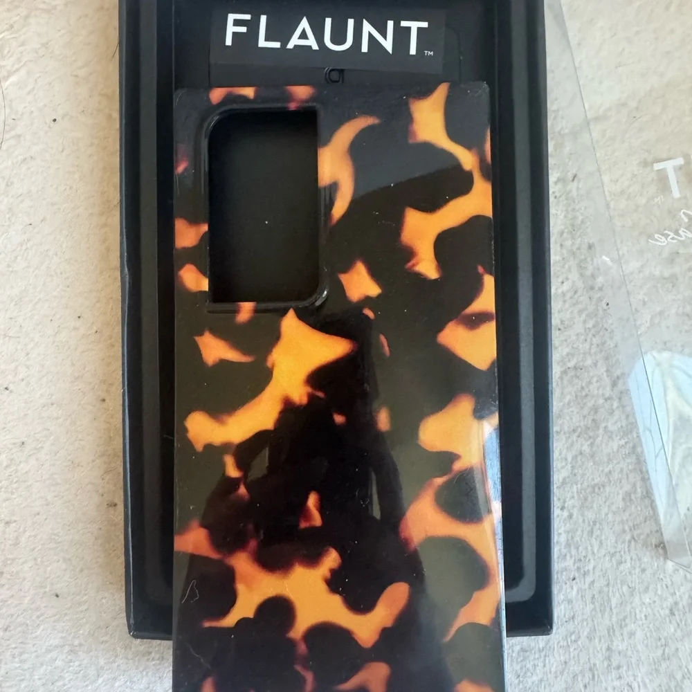 Stylish Black and Orange Phone Case